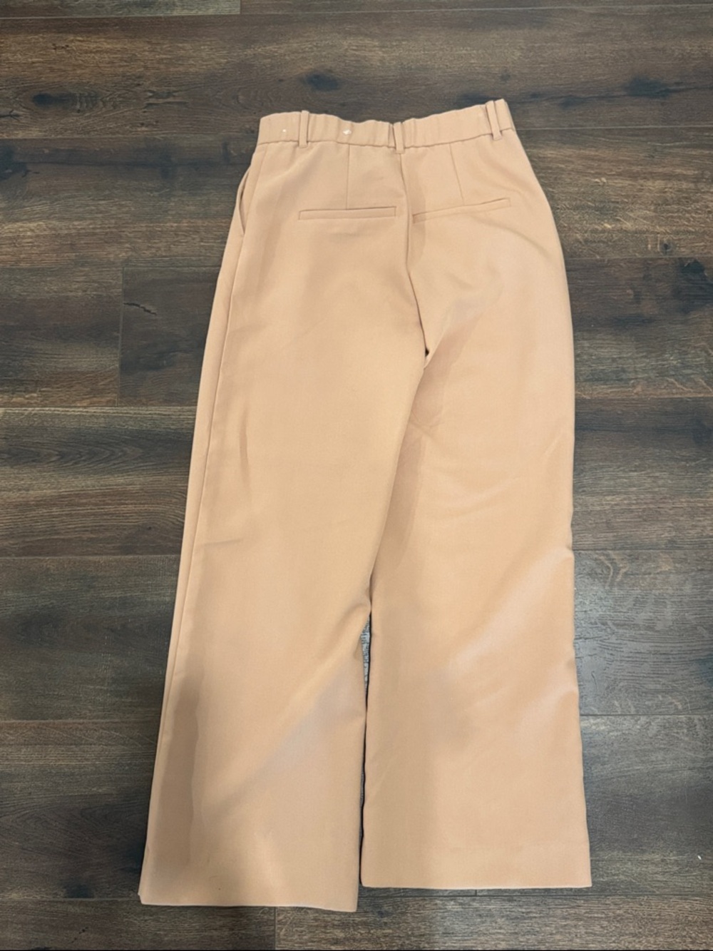 Abercrombie & Fitch Tailored High-Rise Trousers - Light Tan - Picture 7 of 8
